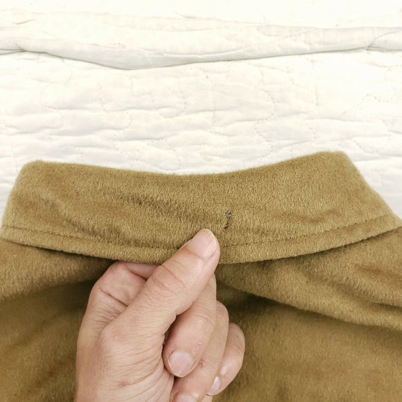 Missani Le Collezioni Reversible Leather Jacket Cashmere Wool Blend Mens 2XL - Picture 15 of 15